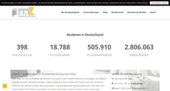 Desktop Screenshot of planz-studienberatung.de